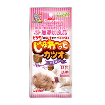 

Doubled Doggy Man Pet Snacks No Add Fresh Juices Bonito Jujube - Chicken Breast 30g Cat Snacks