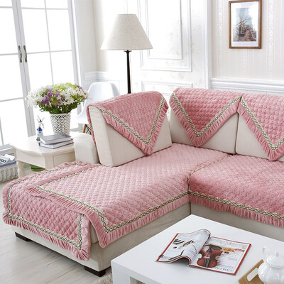 

Jingdong supermarket] green reed sparlet leather non-slip sofa cushion classic pink 70 * 70