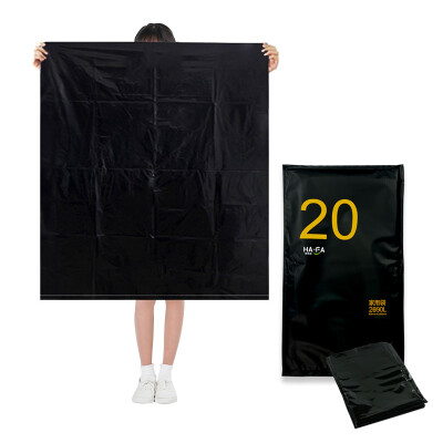 

Smile Mom 90 * 100cm 20 Packed with Big Black Plastic Bag Property Property Large Garbage Bag Home Bag
