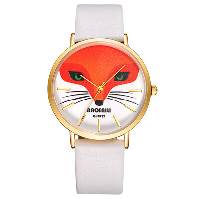 

BAOSAILI Cute Fox Kids Clock Baby Dress Watch Luxury Gold Sport Watches Fashion Girls Gift Unisex Clock