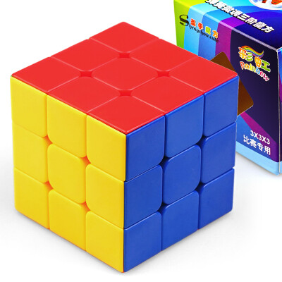 

Hand of the Rainbow third-order Rubik's Cube third-order game dedicated stickers do not fade magic cube puzzle decompression toys color