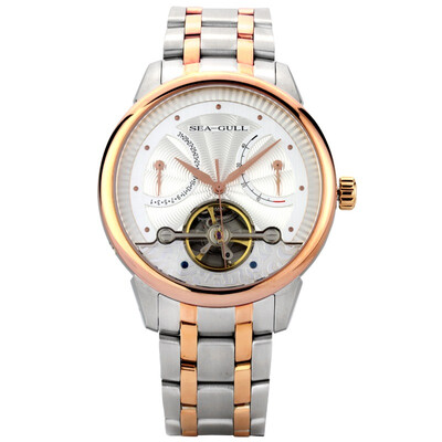 

Seagull (SeaGull) watch business leisure series automatic mechanical male watch white plate strip 217.412