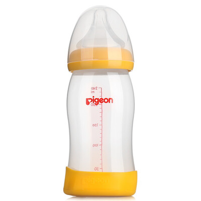

Pigeon wide caliber PP plastic bottle 240ml AA79 yellow