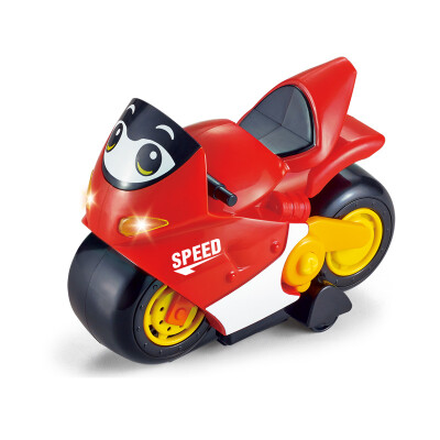 

Di (DIGO) cartoon electric motorcycle sound and light educational toys 0-1-3-year-old baby children's electric car red small car DG3706