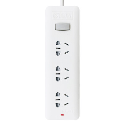 

Qingfeng kyfen QF-J04 three holes with children&39s protection door master switch socket plug plug drag line New GB white full-length 48 m