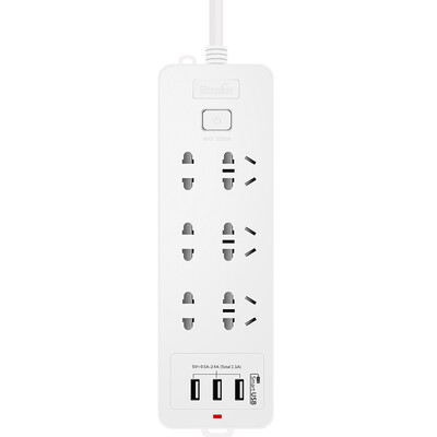 

Британский Терман (Etman) Настольный USB разъем многофункциональный мобильный компьютер интеллектуальные зарядки подключи полосковой линии платы шесть 1,8 м