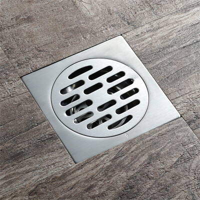 

HIDEEP Bathroom accessories 201 stainless steel Square round floor drain