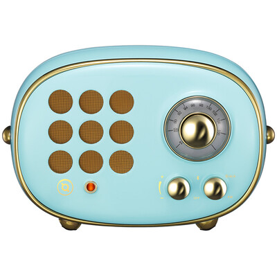 

Elvis MAO KING radiooo building blocks portable Bluetooth speakers pop blue