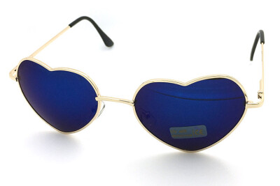 

Trendy glasses women sunglasses reflective gradient color lovely peach heart sunglasses as gift for men's