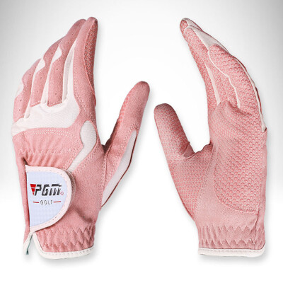 

Fashion Golf Glove Women's Ultra-fiber Gloves Non-slip Granules