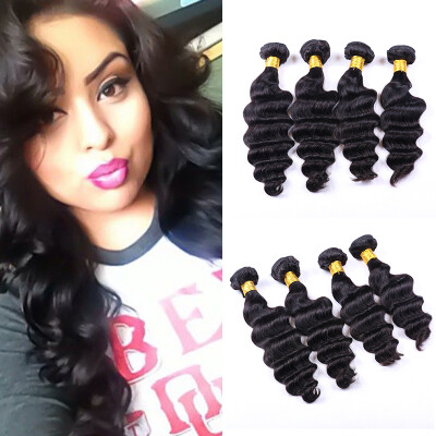 

Mink Peruvian deep loose Virgin Hair 4 Bundles deep loose Human Hair Bundles 7A Unprocessed Peruvian deep loose Virgin