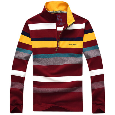 

Футболка с длинными рукавами с длинными рукавами Slim Business Leisure POLO Shirts Men 16001Z5004 Burgers Red 2XL