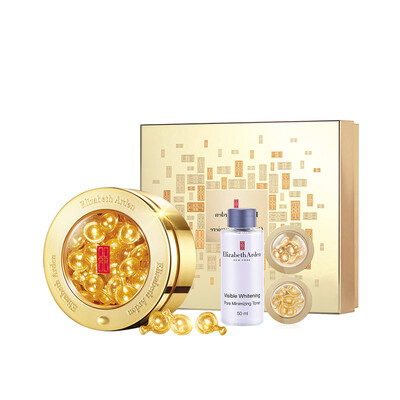 

Elizabeth Arden Gold Eye Care Set 60 capsules (14 capsules + essence 50ml) Gift Pack random hair (eye cream)