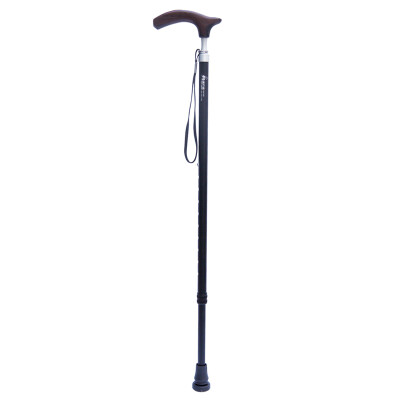 

Good walker solid wood handle aluminum single-foot cane SW-A02J Wings wood elderly adjustable crutches Walker