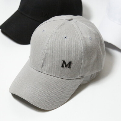 

Spring and autumn  letter bent canopy cap cap cap baseball hat men and women sunscreen sun hat