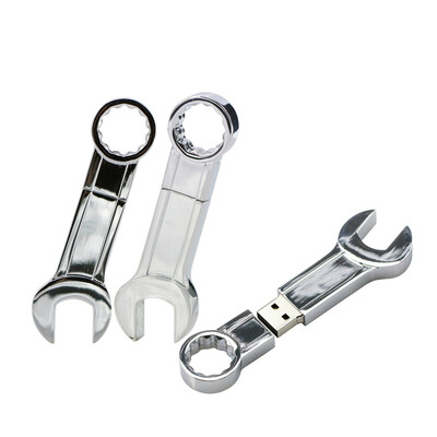 

4G 8G 16G 32G 64G 128G Metal Wrench Model USB Flash Drives Pen Drives Memory Stick USB Drive U Disk USB Stick Thumb Drive USB Disk