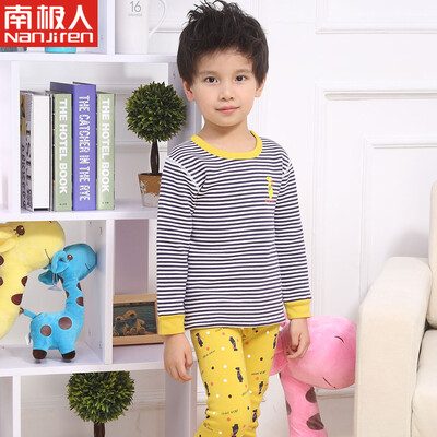 

Antarctic Nanjiren children underwear boys&girls autumn&winter thicken brushed warm underwear Qiuqiu pants sets Tibetan youth 120