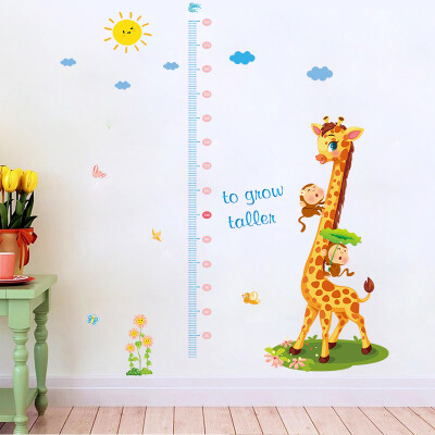 

Children's room Wallpaper dormitorybaby decorate Wallpaper pictures on the wall Self-adhesive stickers bedroom Measuring height