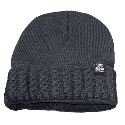 

Autumn and winter new knit hat warm men 's wool hat ear cap cap plus thickening