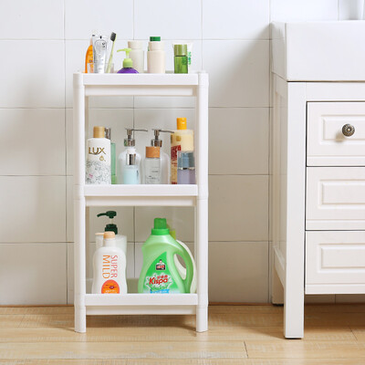 

Shuangqing ShuangQing bathroom shelf floor storage shelf bathroom corner frame three-story heightening SQ-1167