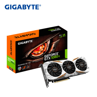 

Gigabyte GIGABYTE GTX 1080Ti Gaming OC 1518-1657MHz 11010MHz 11G 352bit GDDR5X eat chicken graphics