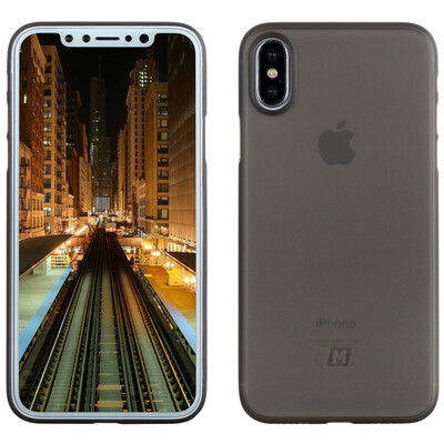 

MOMAX iPhoneX / 10 Phone Case Apple X / 10 Phone Case 5.8 inch phone case PP thin protective cover through black
