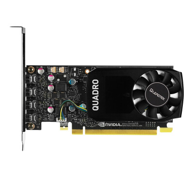 

Leader (LEADTEK) Quadro P600 2GB GDDR5 / 128bit / 64GBps / CUDA core 384 Архитектура графического процессора Pascal / поддержка профессиональной графики 5K