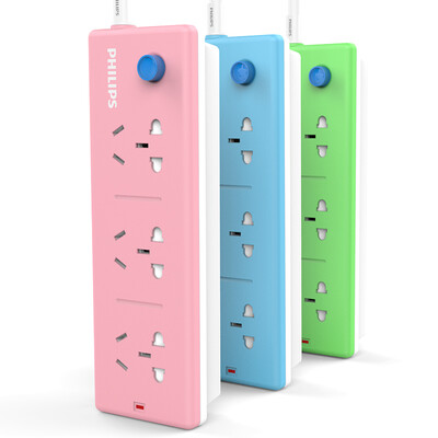 

Philips (PHILIPS) плагин панели дверь детской безопасности розетка защитной розетка три отверстия немного синий полнометражный 1,8 м монтажной платы / сопротивление полосы / полосы нового GB