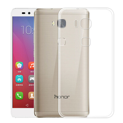 

ESCASE Huawei glory 5A mobile phone shell Huawei mobile phone sets of glory play 5A protective shell soft shell anti-drop transparent sets of silicone mobile phone shell 55 inch color