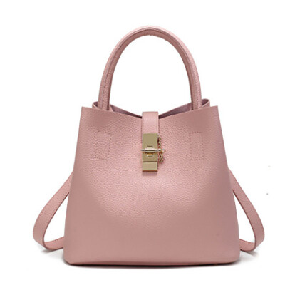 

2017 new fashion ladies wild buckle buckets handbag large capacity trend ladies oblique cross bag shoulder bag