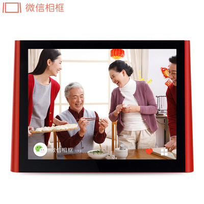 

WeChat Photo Frame WeChat Official Smart Digital Photo Frame W-M1 8 &quotHD IPS Touch Photo Album Wireless Photo Video WeChat Internet Smart Hardware Red