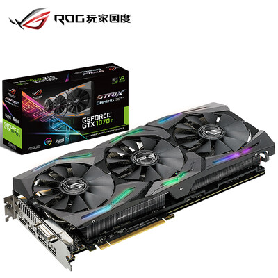 

Asustek (ASUS) РОГ-STRIX-GTX1070TI-A8G-ИГРОВОЙ 1607-1683MHz 8G / 8GHz GDDR5 PCI-E3.0 графика курица