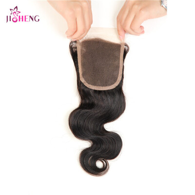 

SQ Hair 1 Pcs 4*4 Swiss Lace Closure Body Wave Hair Malaysian Virgin Human Hair Extensions