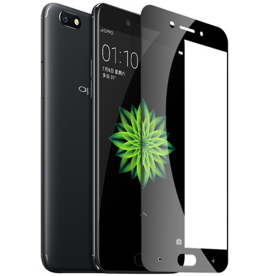 

KOOLIFE OPPOA77 полного экран полного экрана покрытия стеклянной пленки стали пленки, охватывающая весь пленки защиты мобильных телефонов, пригодные для черного Oppo a77-