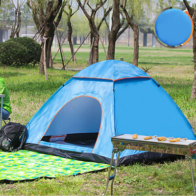 

Happy Tour Outdoor Speed ​​Open Toss Camping 3-4 Automatic Rain Sunscreen Camping Портативная палатка 200 * 200 * 125 Orange