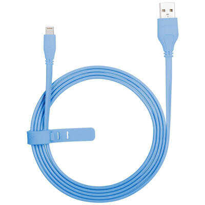 

Mo Миши (MOMAX) Apple MFI линия данных аутентификации зарядный кабель подходит освещение iPhone8 / 7/6 / 6с плюс / X / 5s / SE телефон синий 1,5 м