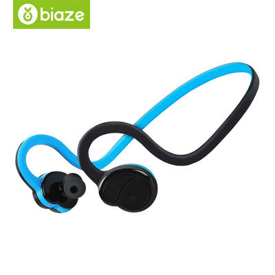 

BIAZE Wireless Sport Stereo Bluetooth Headset Music Headset Universal Bilateral Ear Hanging Ear Ear D08 Black Blue