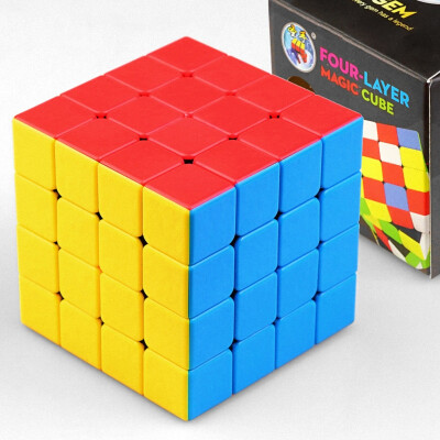 

Satisfied with the fourth-order magic cube solid color matte stickers free game dedicated puzzle decompression toys smooth send tutorial color