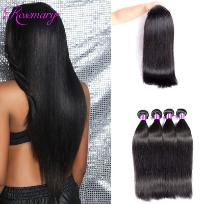 

Unprocessed Indian Virgin Hair Straight 4 Bundles Indian Straight Hair Weave Human Hair Extensions