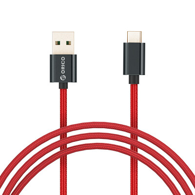 

ORICO KAC-10 TYPE-C DATA LINE 5A Fast-charging mobile phone charging cable / Kevlar braided USB data cable support millet / Huawei / glory 1 meter red