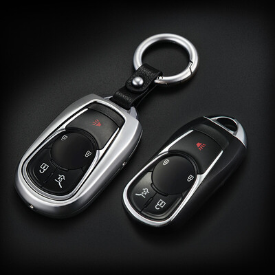 

Huashi Buick Ang Kewei key bag Weilang LaCrosse GL8 CL6 key shell Angola New LaCrosse car key ring buckle car special gift box moonlight silver