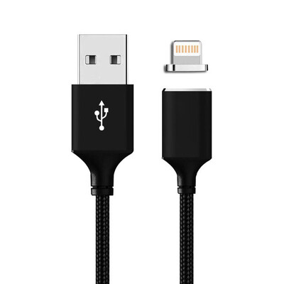 

Keymao Magnetic Cable Fast Charging USB Cable for iphone iPad 1M Nylon Magnet Charger kabel data