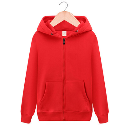 

Korean version of the hooded fleece men's sweater coat baseball shirt zipper thick sweater sports blank baseball clothing