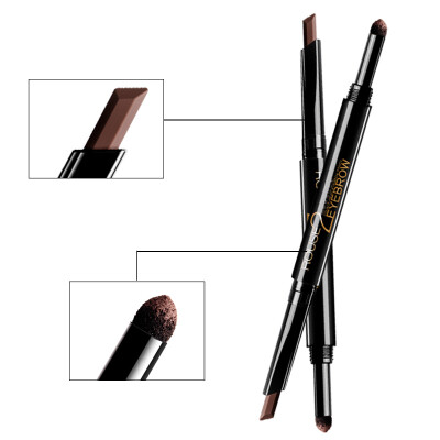 

Soft color rouse double-headed eyebrow pencil 02 light brown eyebrow pencil 028g eyebrow powder 05g Waterproof anti-sweat does not blooming shape three-dimensional delicate eyebrow