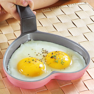 

Neoflam Mitra Series Love egg griddle poached egg breakfast mini ceramic non-stick frying pan gas dedicated EC-MT-HRT Pink 14cm