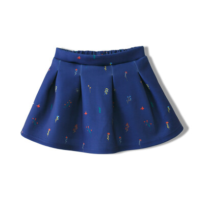 

Flossie Flordeer French children&39s dress girls short skirt children&39s floral skirt in the big boy princess skirt skirt F73040 navy blue 120