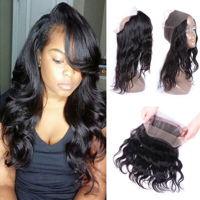 

Peruvian Body Wave 360 Lace Frontal 7a Grade Peruvian Virgin Hair Body Wave Human Hair 360 Lace Closure