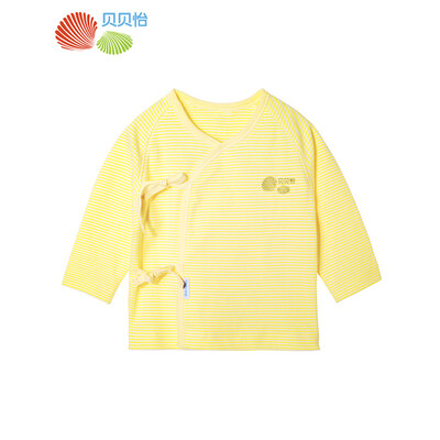 

Jingdong self Beibei Yi Bornbay newborn clothing baby spring&autumn cotton strap shirt BB311 apricot 59cm