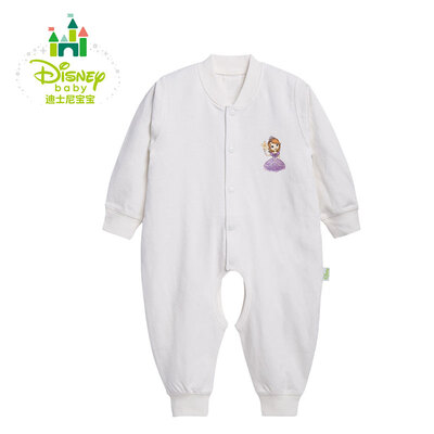 

Jingdong Distribution Disney Sydney Baby One Piece Cotton Cardigan Baby Haber Jumpsuit Climbing Suit 153L661 Beibai 52cm