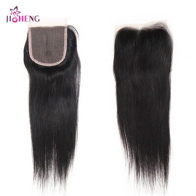 

8A High Quality 1 Pcs 44 Swiss Lace Closure Straight Hair Peruvian Virgin Human Hair Extensions